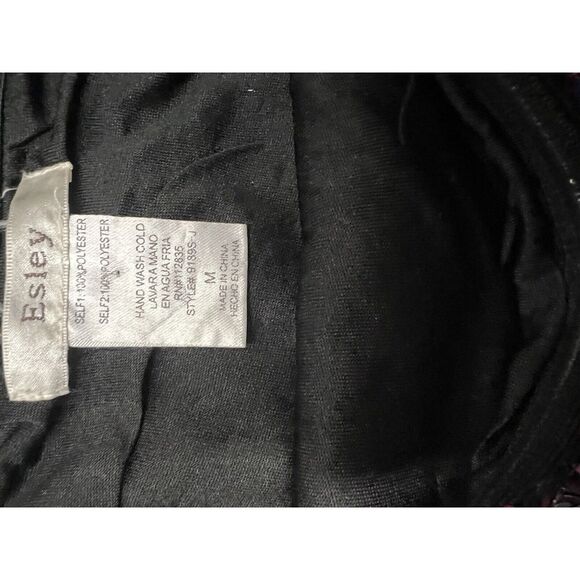 Easley Mini skirt Sequence Party festival Multi Color medium junior - Picture 4 of 4